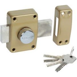 Verrou m?dial ? bouton Bricard 50mm