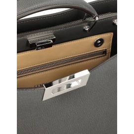 FENDI sac à main Peekaboo ISeeU médium - Gris