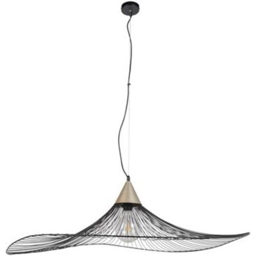 Suspension Lizzie Filaire Corep - 110cm E27 Ip20 60w 230v Noir Et Laiton