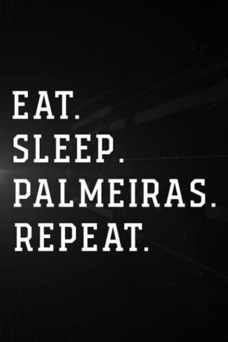 Treasure Hunting Log Book - Eat Sleep Palmeiras Repeat Barcode Brasilian Nice: Palmeiras, Journal To Keep Record Of Treasure Name, Date, Location, ... Member & Notes - Gifts For Treasure Hunters,