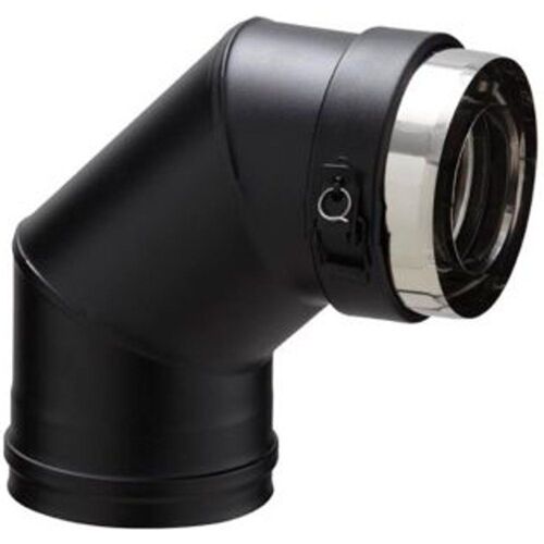 Coude 90? x 80-130 PGI RAL 9030 Poujoulat