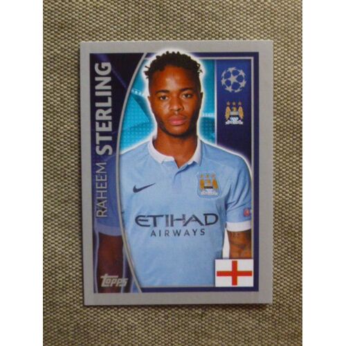 Image N°257 Panini Foot Champions League 2015 2016 - Raheem Sterling -Manchester City-