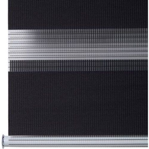Store enrouleur Colours Elin jour nuit gris 55 x 180 cm