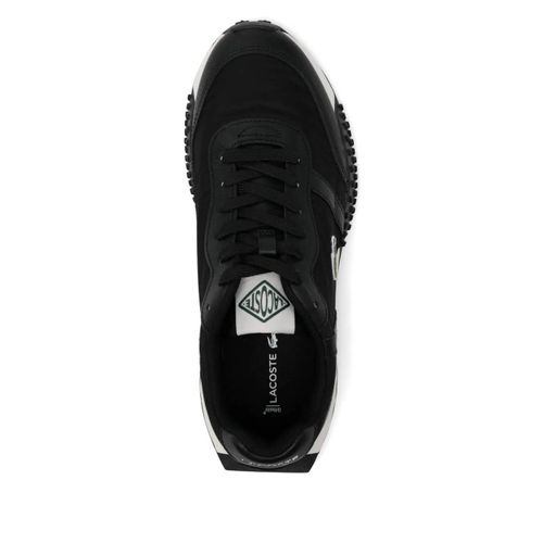 Lacoste Baskets À Logo Brodé - Noir