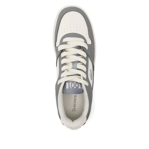 Lacoste Baskets L001 Set En Cuir - Gris