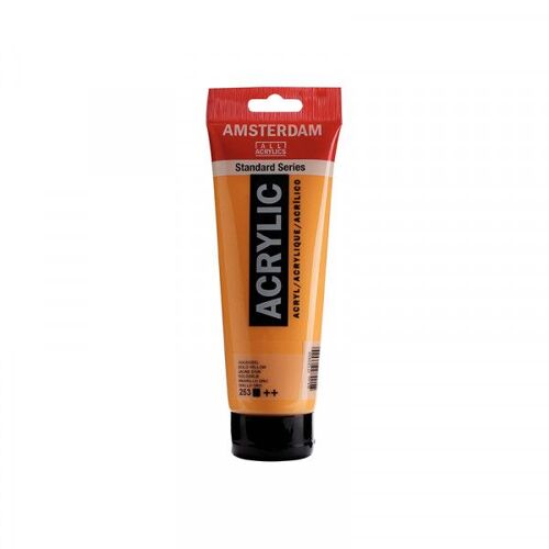 Peinture Acrylique En Tube - Jaune D'or - 253 - Amsterdam - 250ml