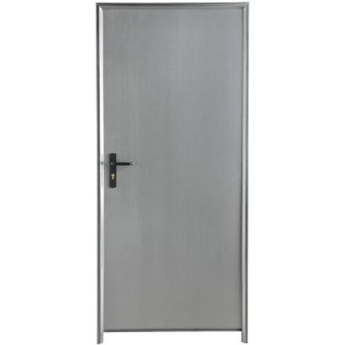 Porte de service isol?e métal 90 x h.200 cm r?versible
