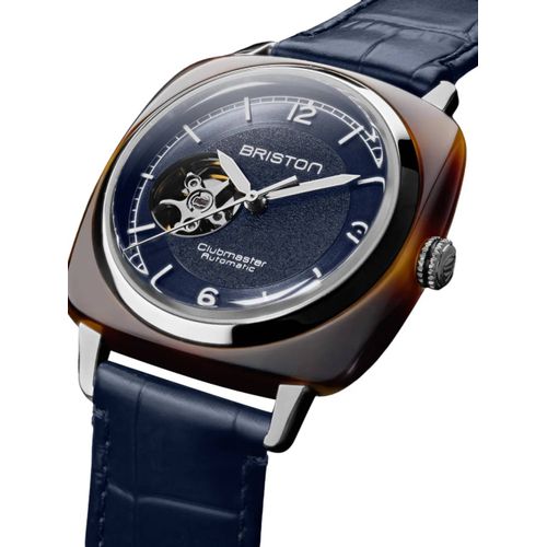 Briston Montre Clubmaster Legend 39 Mm - Bleu