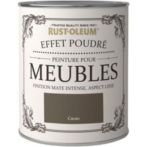 Peinture pour meubles Rust-Oleum cacao effet poudr? mat intense 0 75L