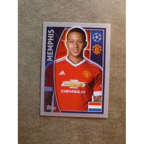 Image N°115 Panini Foot Champions League 2015 2016 - Memphis -Manchester United-