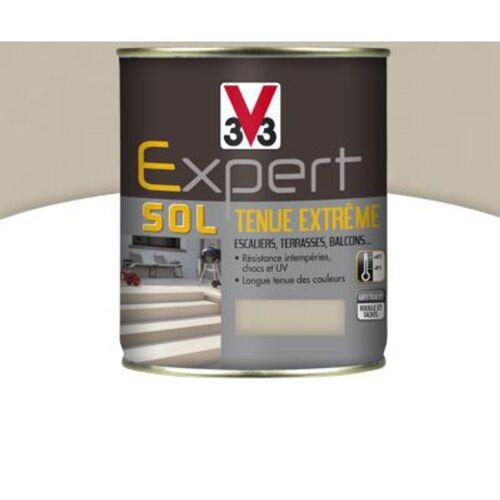Peinture pour sol int?rieur ext?rieur tenue extr?me V33 pierre 500 ml