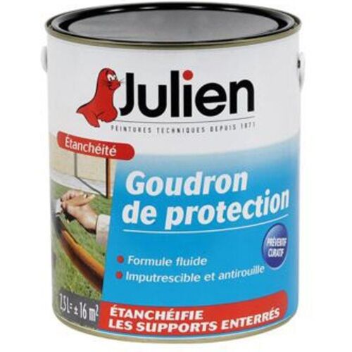 Goudron noir de protection JULIEN 2 5 L