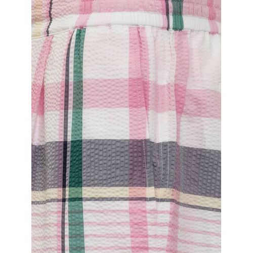 Tommy Hilfiger Short Madras À Carreaux - Rose