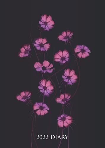 2022 Pink Flowers A4 Diary: Beautiful 2022 A4 Desk Diary - Garden Lovers Journal - Week To View On 2 Pages - Year Planner/Organiser (8.27" X 11.69")