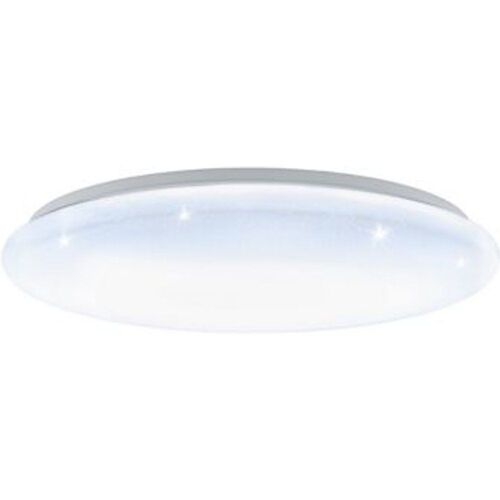 Plafonnier Led Int?Gr?E Giron Ip20 0 4300 Lm 36w Blanc R?Glable De Chaud ? Neutre -  57 0 X 7 5 0 Eglo Noir