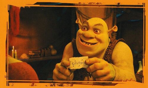 N° 201 - Stickers Image Panini Shrek 4 Il Etait Une Fin