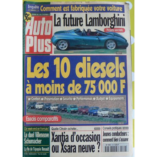 Auto Plus N°476 La Future Lamborghini - Les 10 Diesels A Moins De 75000f