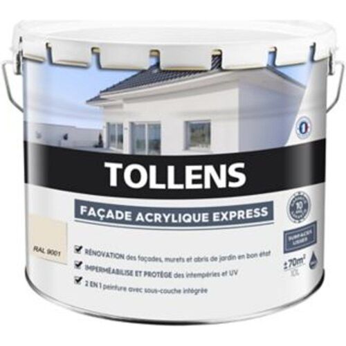Peinture fa?ade Tollens express ton pierre 10L