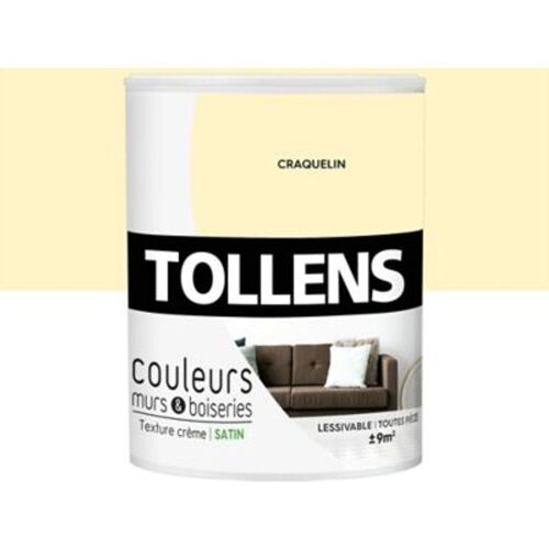 Peinture murs et boiseries Tollens craquelin satin 0 75L