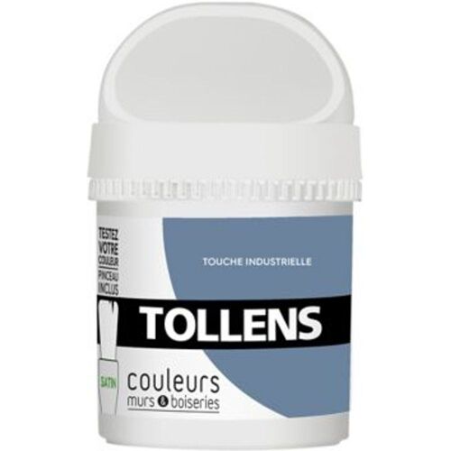Testeur peinture murs et boiseries Tollens touche industrielle satin 50ml