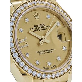 Rolex Montre Datejust 28 Mm (2022) - Or