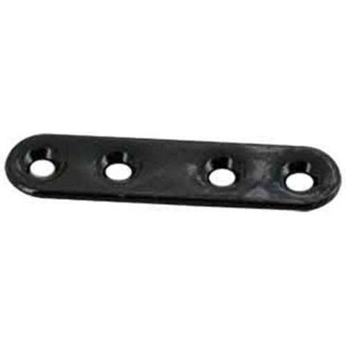 4 Pattes d'assemblage Acier Noir L.80 x H.15 x EP.2mm