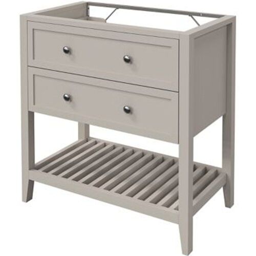 Meuble Sous Vasque ? Poser 2 Tiroirs Goodhome Perma Taupe 80 Cm