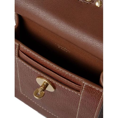 Mulberry sacoche à bords en cuir - Marron
