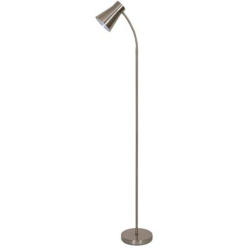 Lampadaire Hetange E27 Ip20 Argent