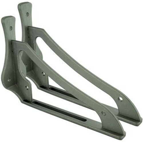 2 consoles de fixation pour lavabo 22 cm