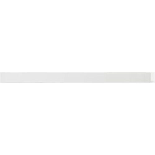 Bandeau de four GoodHome Garcinia blanc brillant l. 59.7 cm x H. 5.8 cm
