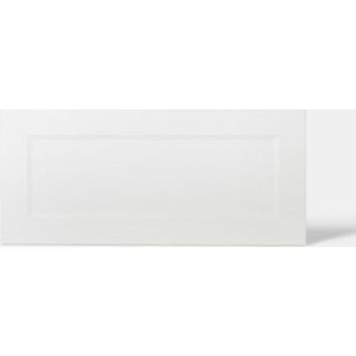Fa?ade de cuisine pour caisson hotte / casserolier GoodHome Artemisia Blanc l. 79.7 cm x H. 35.6 cm