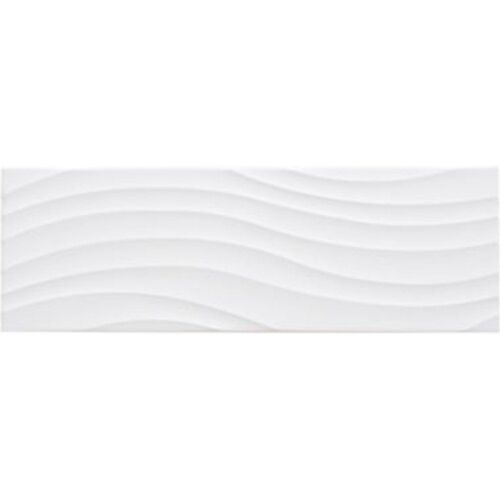 Carrelage mural blanc 20x60cm Plain