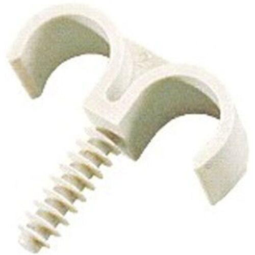Fixation pour gaines double - 25 mm - 10 pi?ces