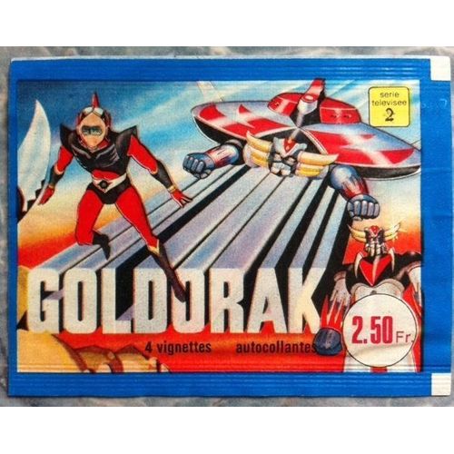 1 Pochette D'image Neuve De Stickers Goldorak (Mazinger) Éditions Manneken Série Tv A2 70's Comme Panini Ou Americana