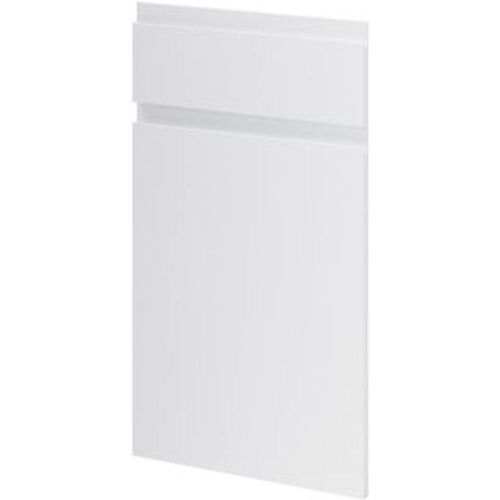 Fa?Ade De Cuisine 1 Porte Et Fa?Ade 1 Tiroir Goodhome Garcinia Gris Clair Brillant L. 39.7 Cm X H. 71.5 Cm