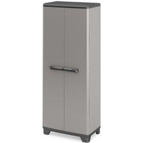 Armoire Haute Plastique 3 Tablettes L.68 X H.173 X P.39 Cm