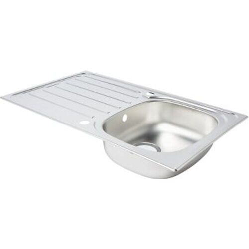 ?vier en inox finition nid d'abeille 1 bac ? encastrer Nakaya