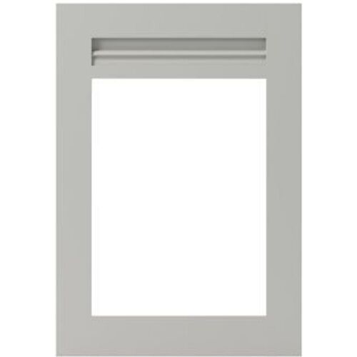 Porte vitr?e de meuble de cuisine GoodHome Garcinia ciment l. 49.7 cm x H. 71.5 cm