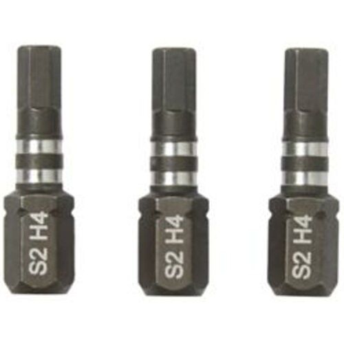 Embout de vissage torsion impact H4 25?mm Erbauer - 3 pi?ces