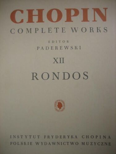 Chopin Xii Rondos