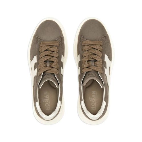 Hogan Baskets Rebel À Lacets - Marron