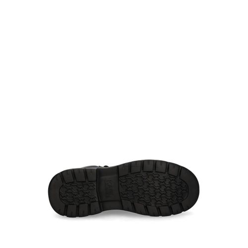 Karl Lagerfeld Bottines Lacées À Empiècements - Noir