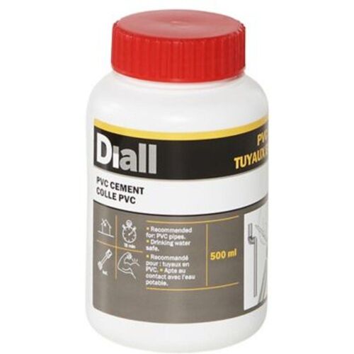 Colle pour PVC et tuyau en PVC Diall 500ml