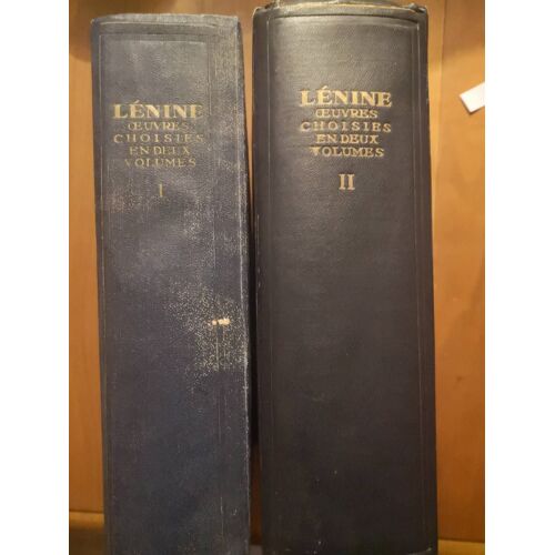 Lenine ?Uvres Choisies En Deux Volumes I, Ii