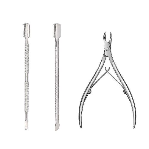 Outils De Manucure Coupe-Cuticule Professionnel Et Tondeuse Poussoir Avec Double Ressort