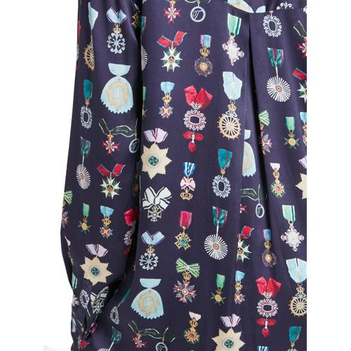 Temperley London Blouse Gloriette En Soie - Bleu