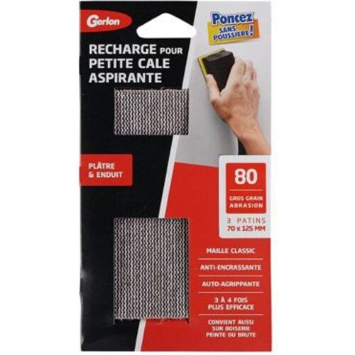 Patin pour petite cale aspirante gros grain  3 pi?ces