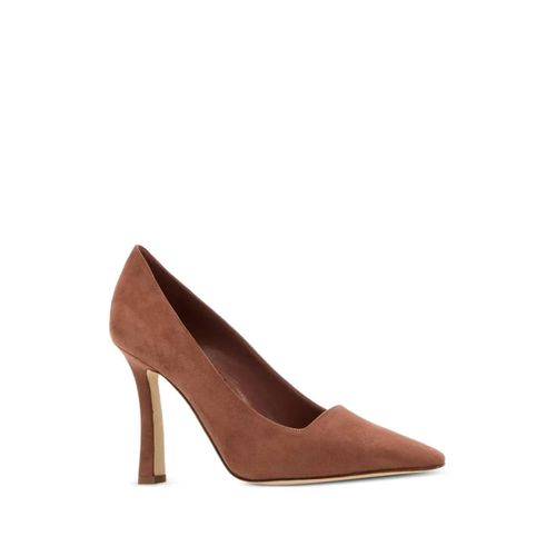 Manolo Blahnik Escarpins À Bout Pointu Moira 105 Mm - Marron
