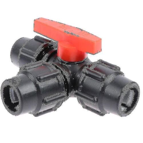 1pcs Utile Pe Vanne De Tuyau De Connexion Rapide À Trois Voies
